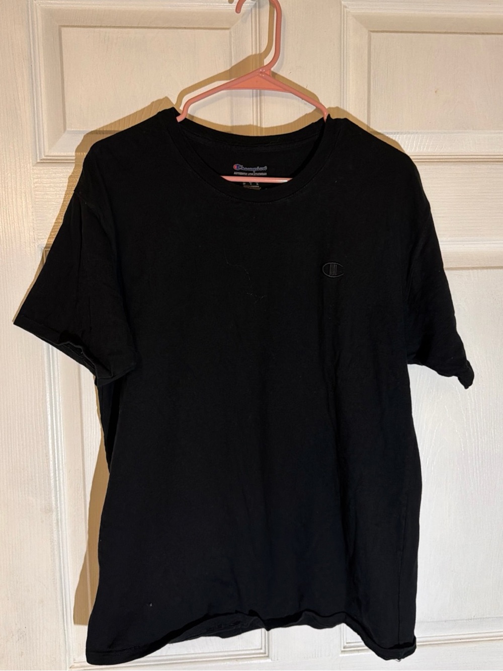 Champion Black Short Sleeve Crewneck Tee